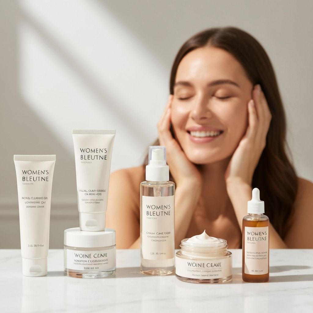 Women's daily skincare collection