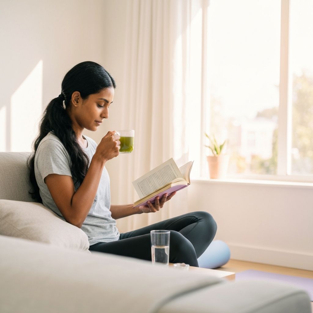 Daily wellness routine lifestyle