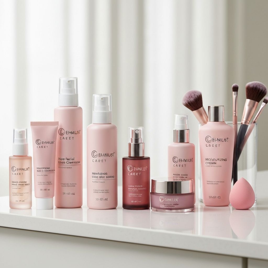 Women's daily skincare collection